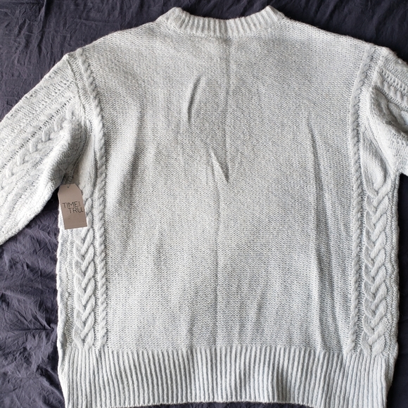 Light blue, alpaca blend sweater - Picture 5 of 8
